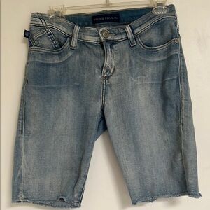 Rock & Republic Faded Blue Denim Cutoff Shorts 8